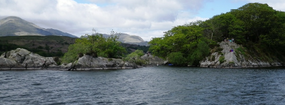 Wild Cat Island from canoe